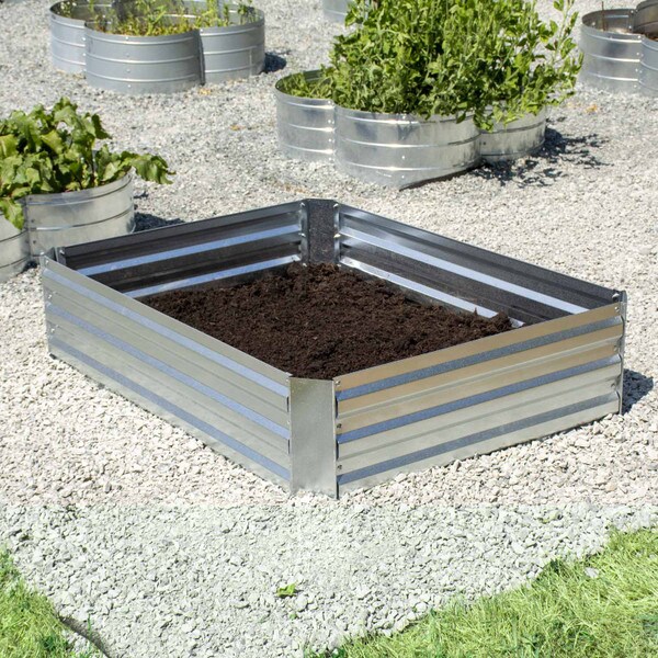 Galvanized Steel Raised Garden Bed